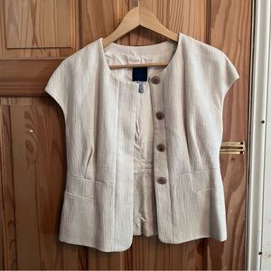 J. Crew Cap Sleeve Blazer/Jacket
